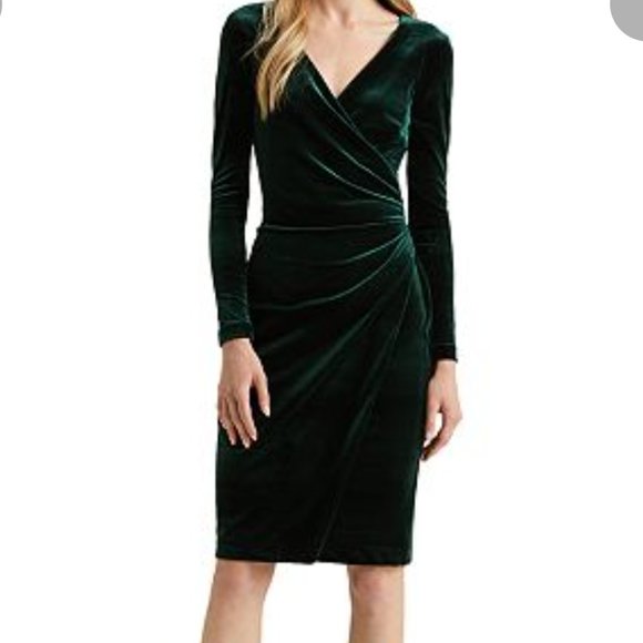 Ralph Lauren Velvet Dress NWT size 2 - Picture 3 of 10